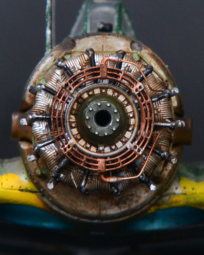 1/48 一式戦闘機 隼一型用 環状滑油冷却器