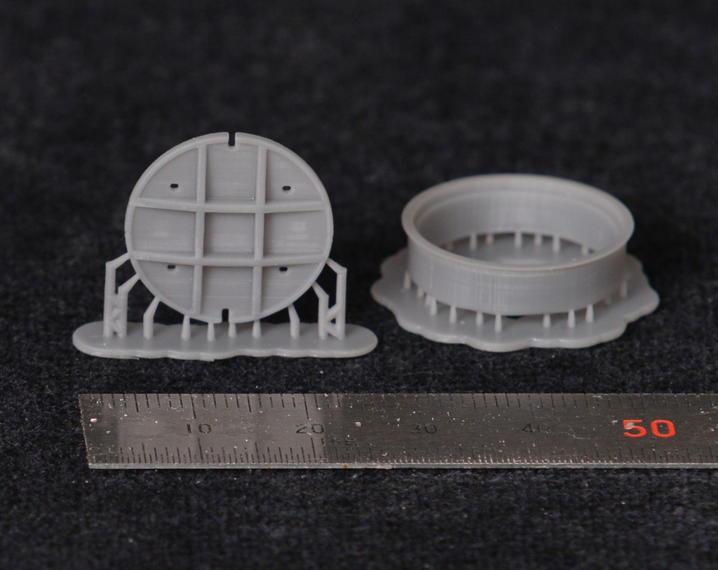 1/35程度 マンホール 3Dプリンタ出力自作パーツ