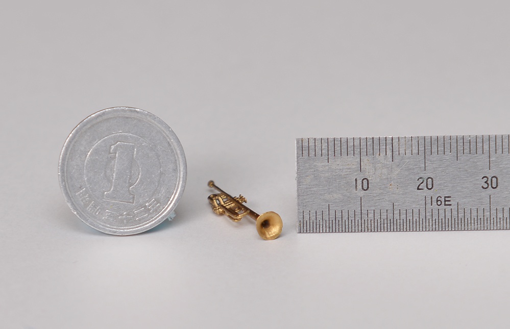 1/24(or 1/20) トランペット 3Dプリンタ出力レジンキット