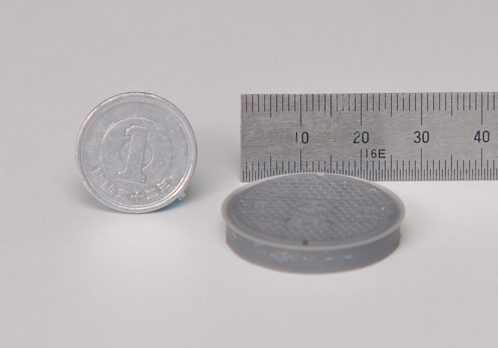 1/24程度 マンホール 3Dプリンタ出力自作パーツ(1/12、1/8、1/6もあり)