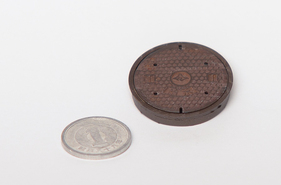 1/24程度 マンホール 3Dプリンタ出力自作パーツ(1/12、1/8、1/6もあり)