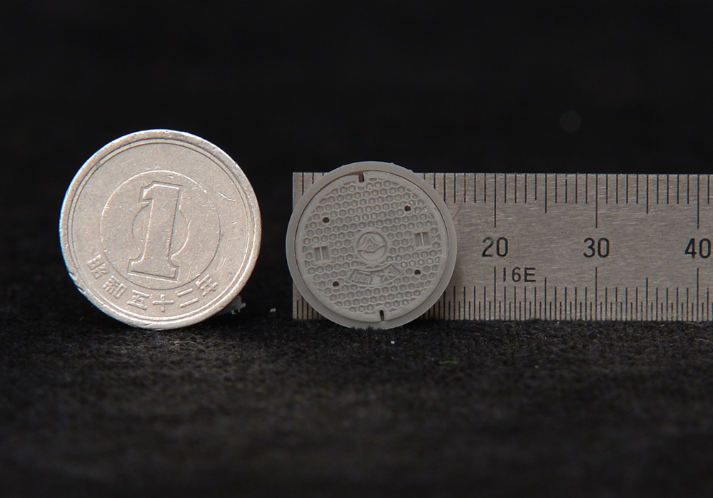 1/43 マンホール 3Dプリンタ出力パーツ