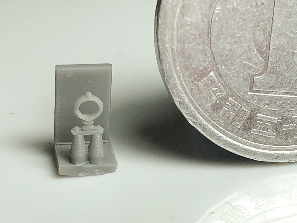 配管バンド 直径1.3mm用 3Dプリンタ出力レジンパーツ