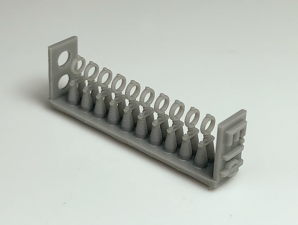 配管バンド 直径1.3mm用 3Dプリンタ出力レジンパーツ