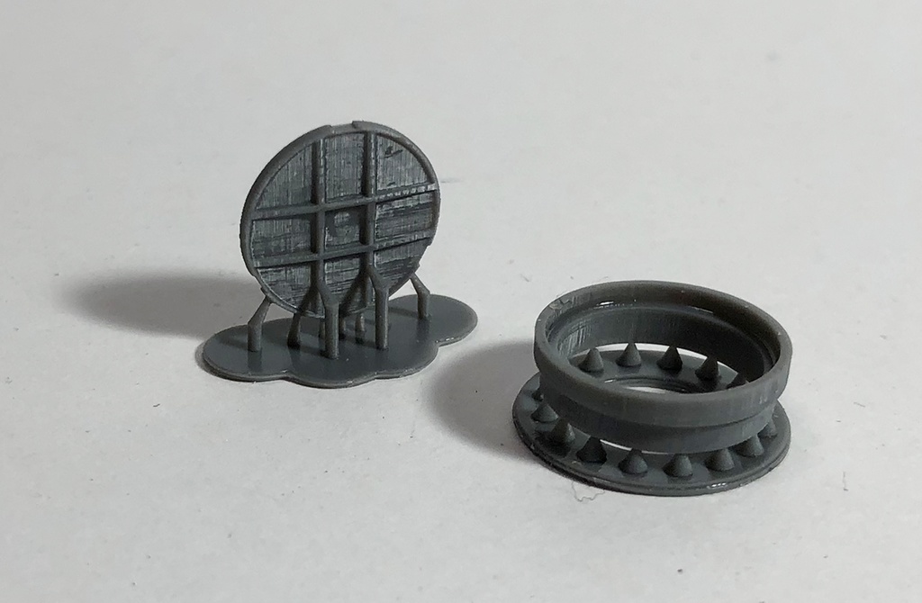 1/43 汚水蓋 マンホール 3Dプリンタ出力パーツ
