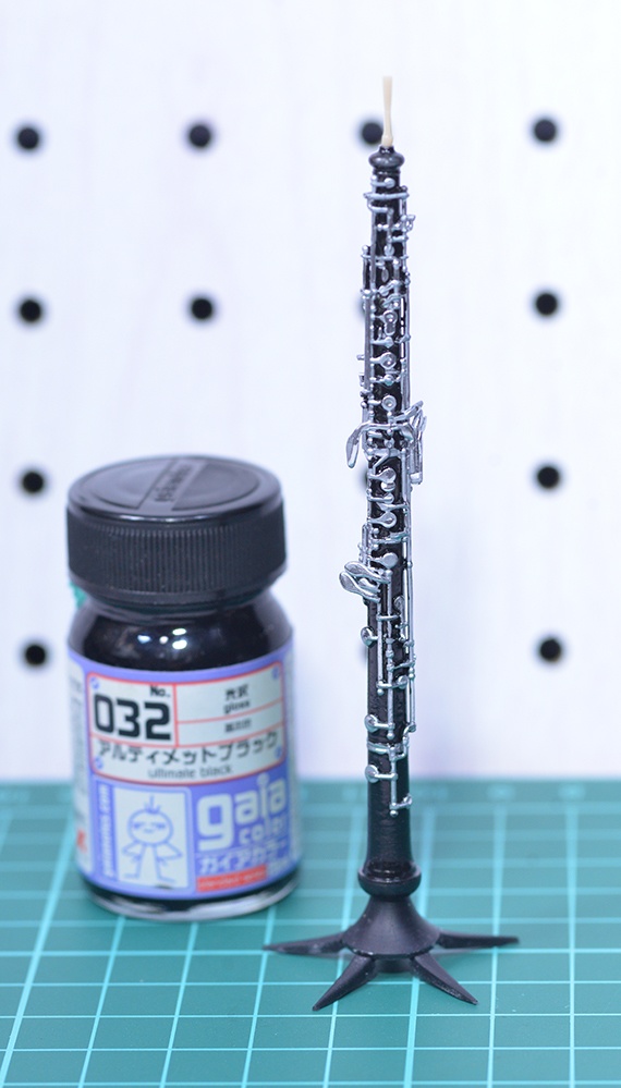 1/8 オーボエ ミニチュア 未塗装レジンキット (1/6もあり)