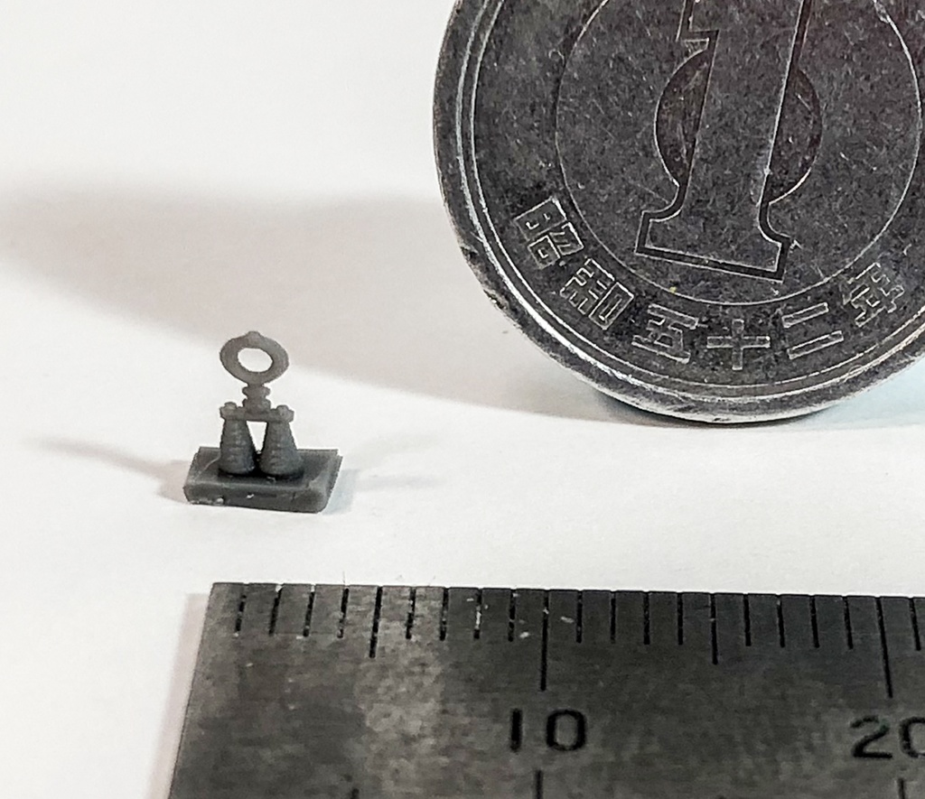 配管バンド 直径1mm用 3Dプリンタ出力パーツ