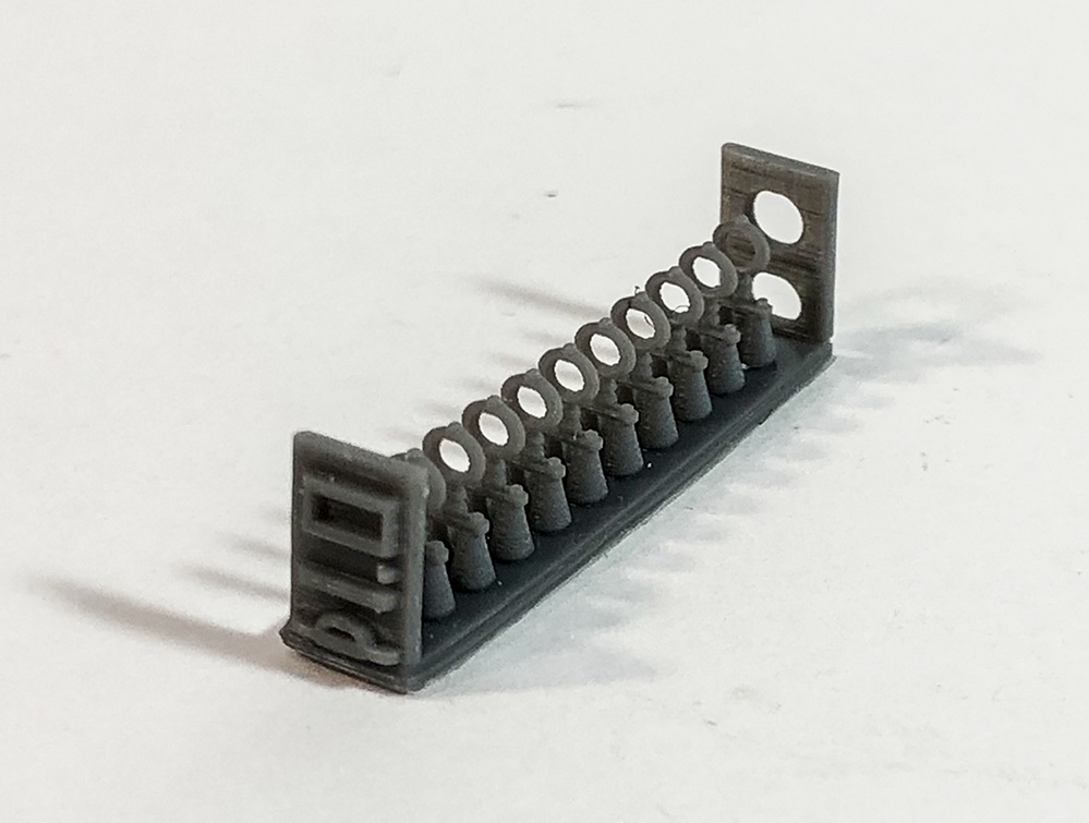 配管バンド 直径1mm用 3Dプリンタ出力パーツ