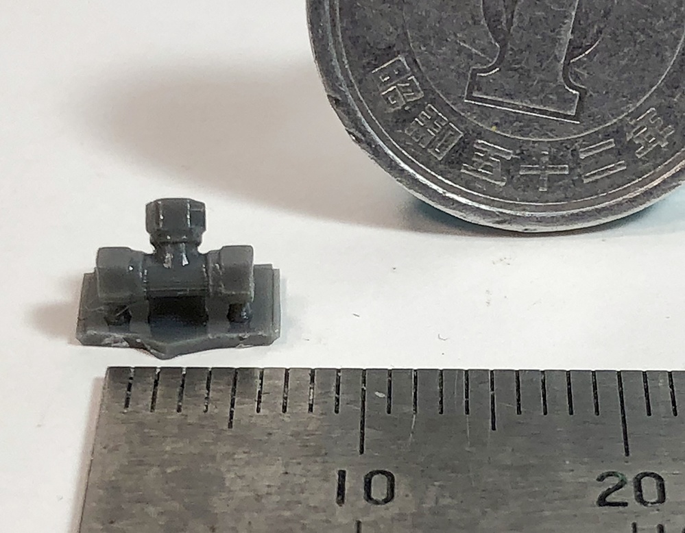 配管継手T字 直径1mm用 3Dプリンタ出力パーツ