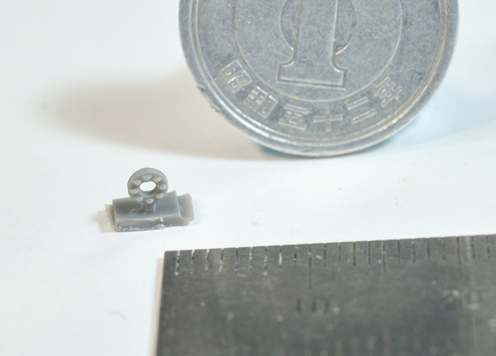 配管フランジ 直径1mm用 3Dプリンタ出力パーツ