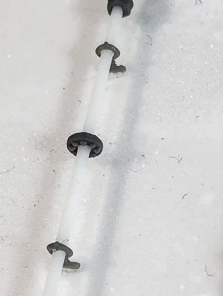 配管フランジ 直径1mm用 3Dプリンタ出力パーツ