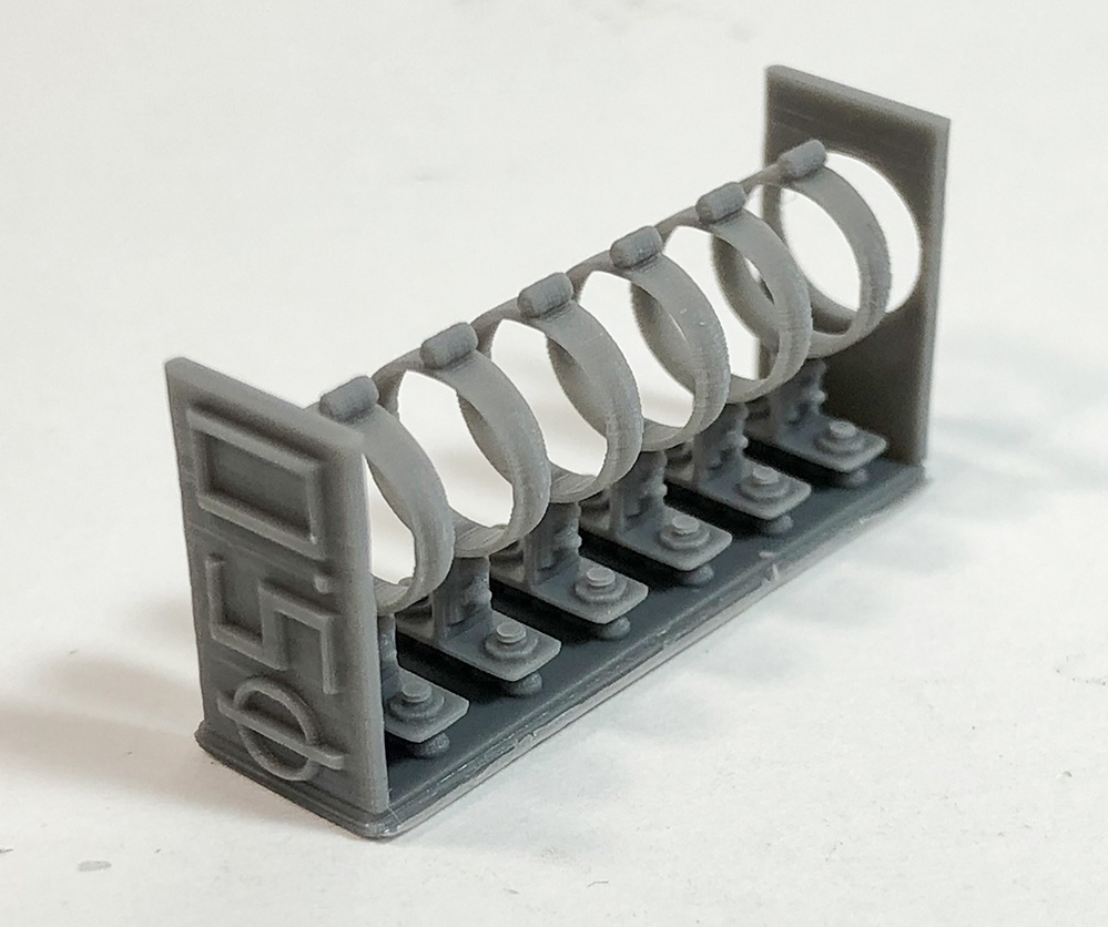 配管バンド　直径5mm用　3Dプリンタ出力パーツ