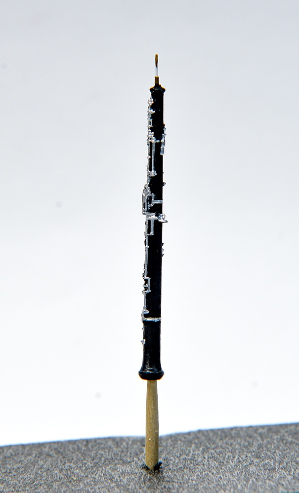 1/12 オーボエ ミニチュア 3Dプリンタ出力未塗装レジンキット