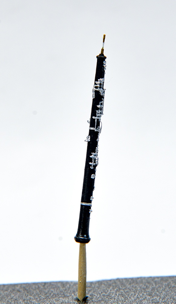 1/12 オーボエ ミニチュア 3Dプリンタ出力未塗装レジンキット