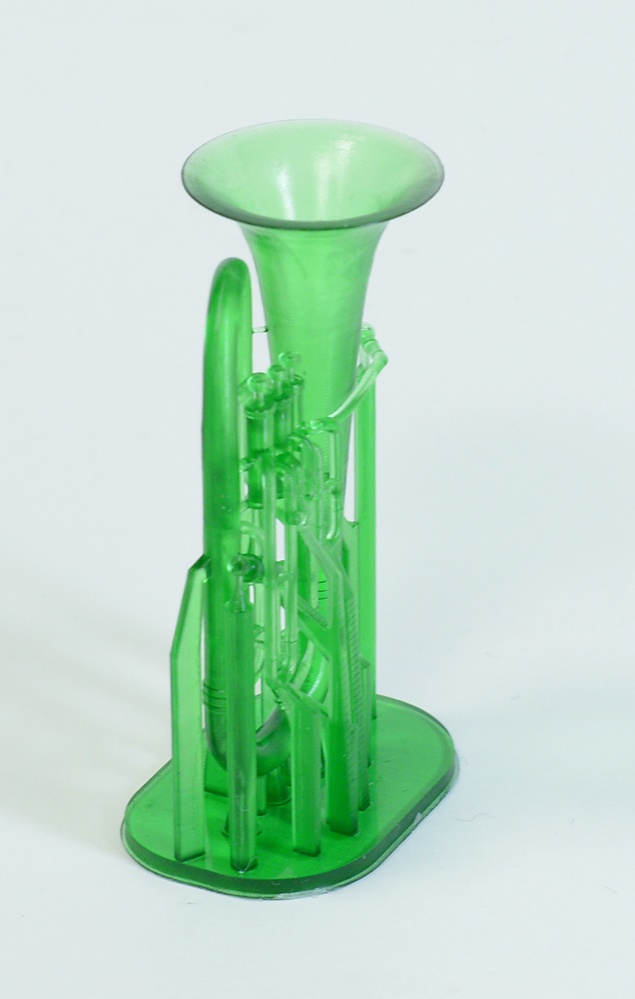 1/12 ユーフォニアム ミニチュア 3Dプリンタ出力未塗装レジンキット