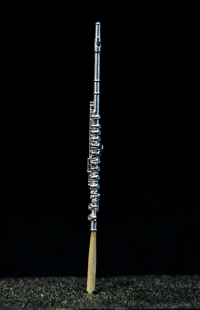 1/12 フルート ミニチュア 3Dプリンタ出力未塗装レジンキット