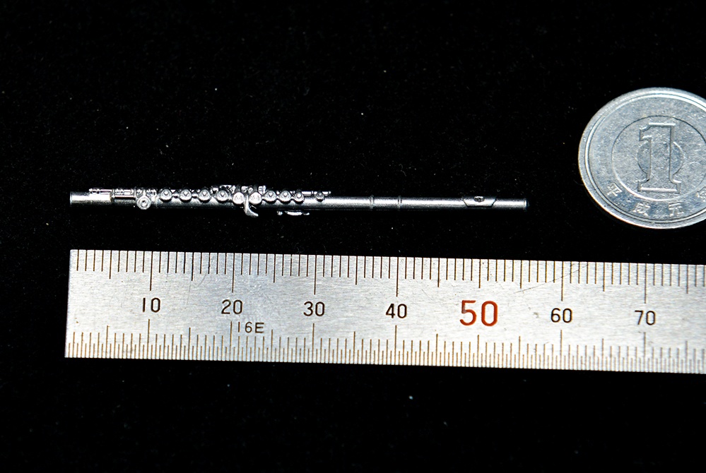 1/12 フルート ミニチュア 3Dプリンタ出力未塗装レジンキット