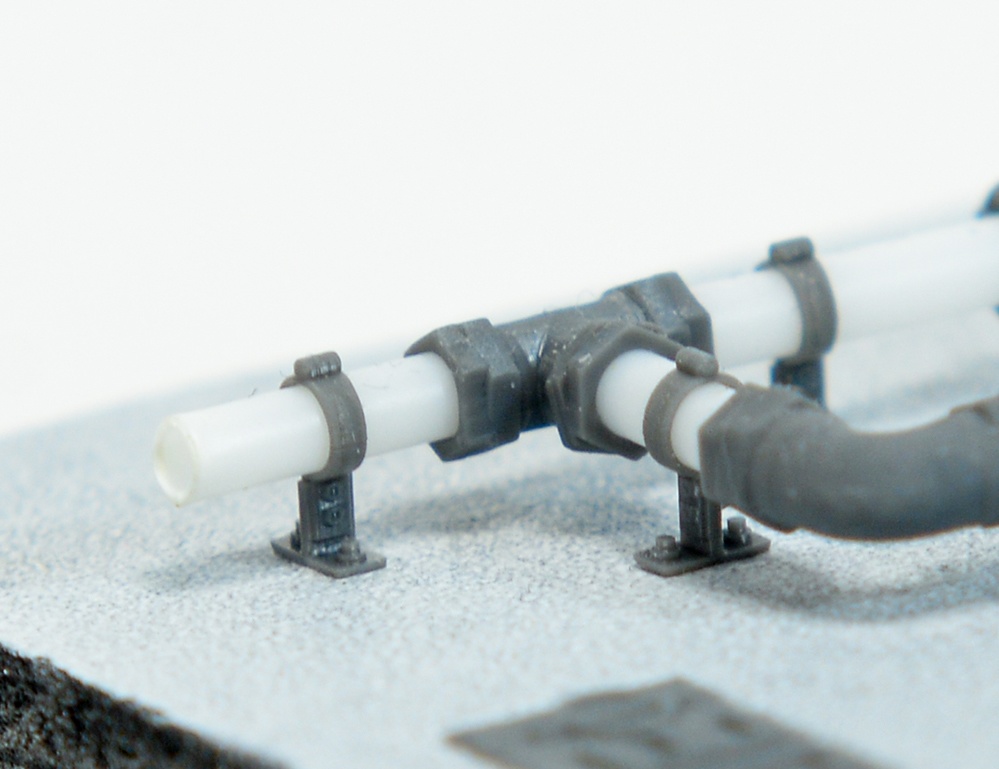 配管継手T字 直径3mm用 3Dプリンタ出力パーツ