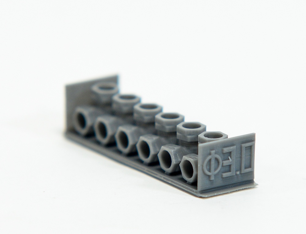 配管継手T字 直径3mm用 3Dプリンタ出力パーツ