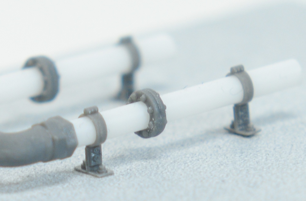 配管フランジ 直径3mm用 3Dプリンタ出力パーツ