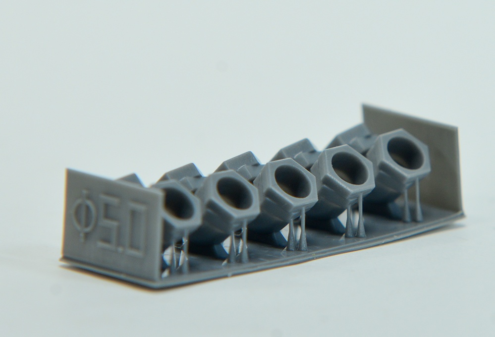 配管継手エルボー90度 直径5mm用 3Dプリンタ出力パーツ