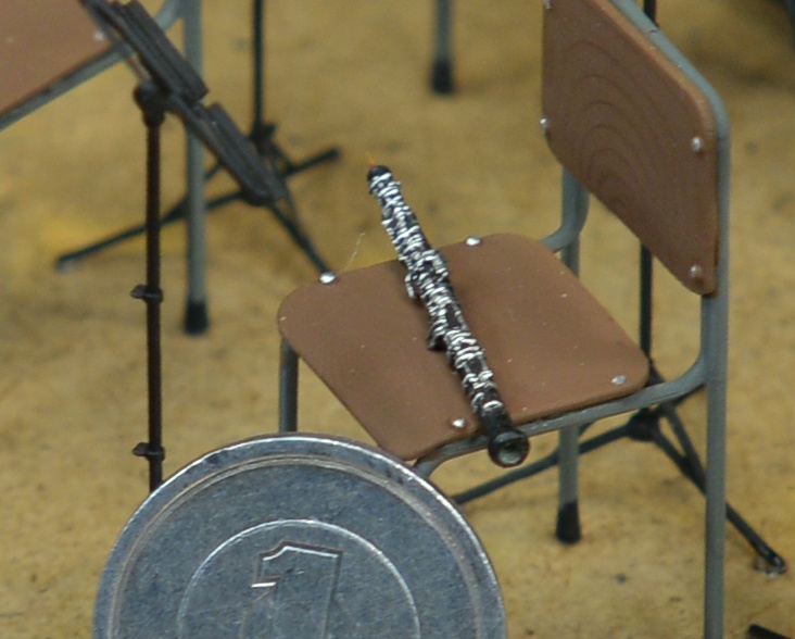 1/24 オーボエ ミニチュア 3Dプリンタ出力未塗装レジンキット