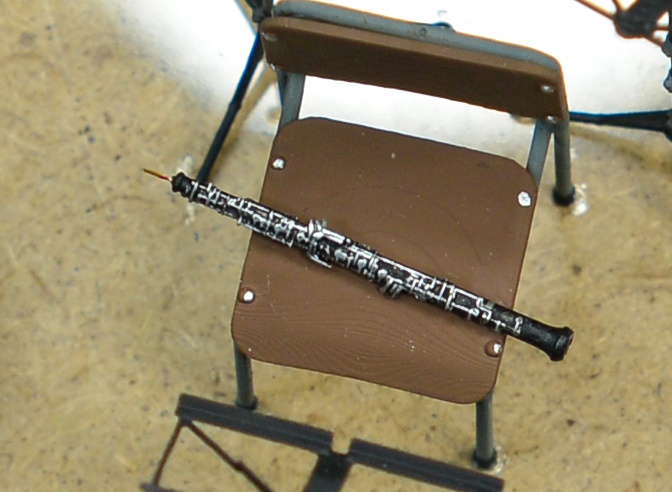 1/24 オーボエ ミニチュア 3Dプリンタ出力未塗装レジンキット