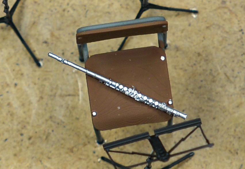 1/24 フルート ミニチュア 3Dプリンタ出力未塗装レジンキット