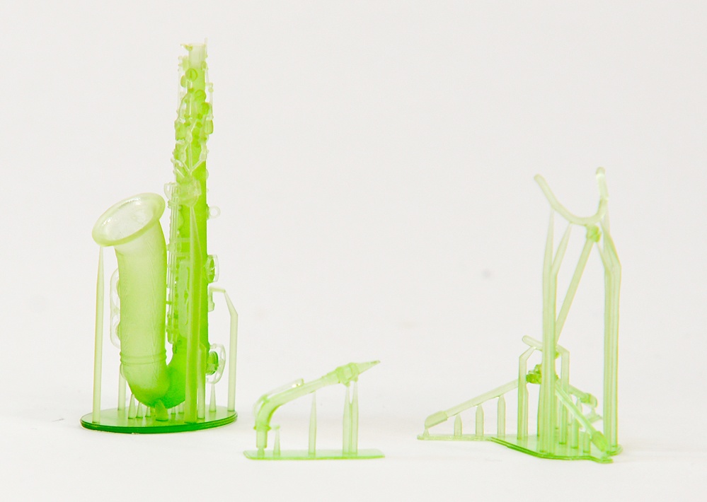 1/12 アルトサックス ミニチュア 3Dプリンタ出力未塗装レジンキット