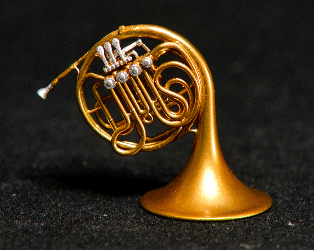 1/12 ホルン ミニチュア 3Dプリンタ出力未塗装レジンキット