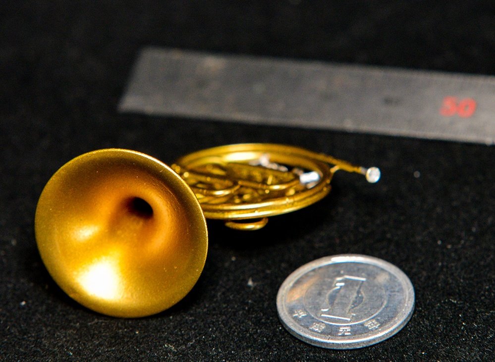 1/12 ホルン ミニチュア 3Dプリンタ出力未塗装レジンキット