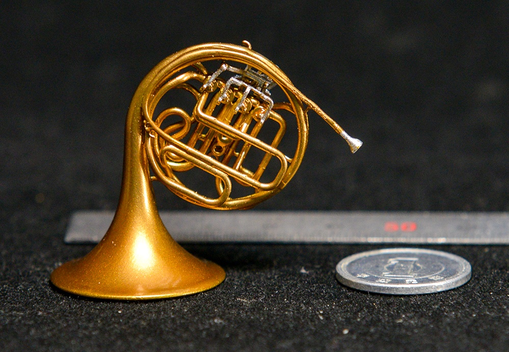 1/12 ホルン ミニチュア 3Dプリンタ出力未塗装レジンキット