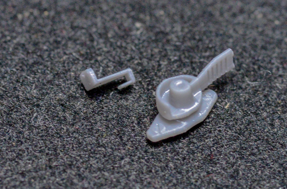 1/12 窓のカギ 3Dプリンタ出力パーツ クレセント錠