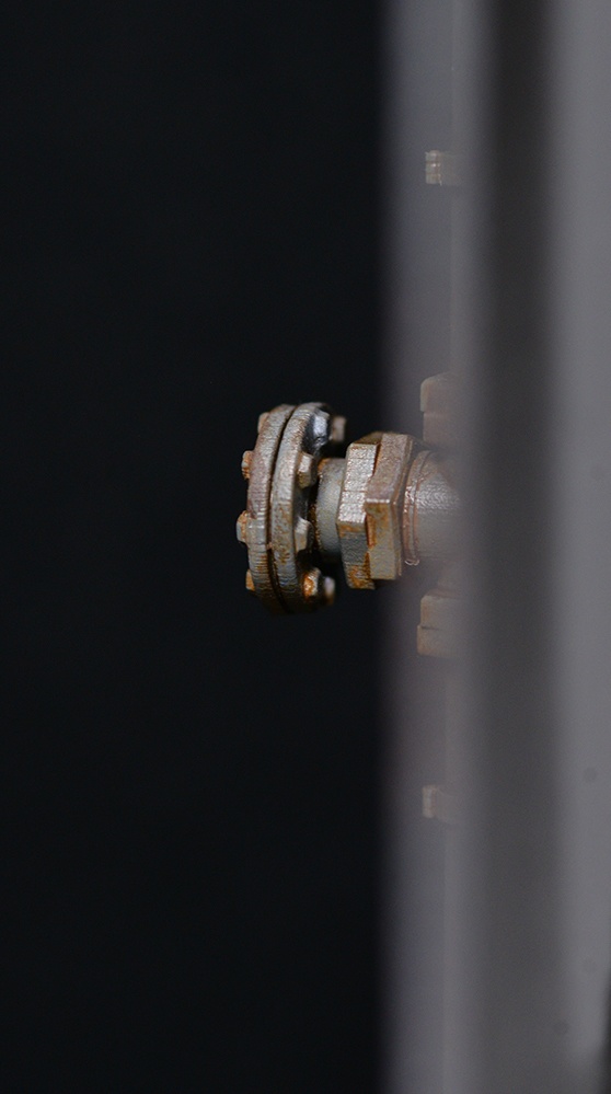 ブラインドフランジ 直径10mm(5mm棒用) 3Dプリンタ出力パーツ