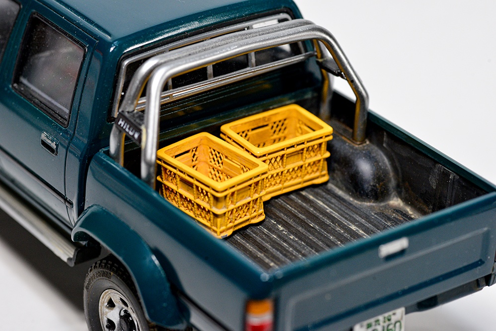 1/24 みかん箱(2個セット) 3Dプリンタ出力パーツ