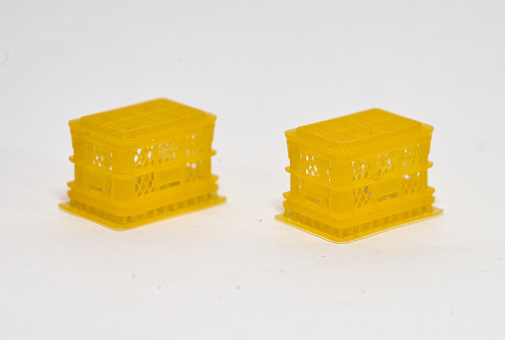 1/24 みかん箱(2個セット) 3Dプリンタ出力パーツ