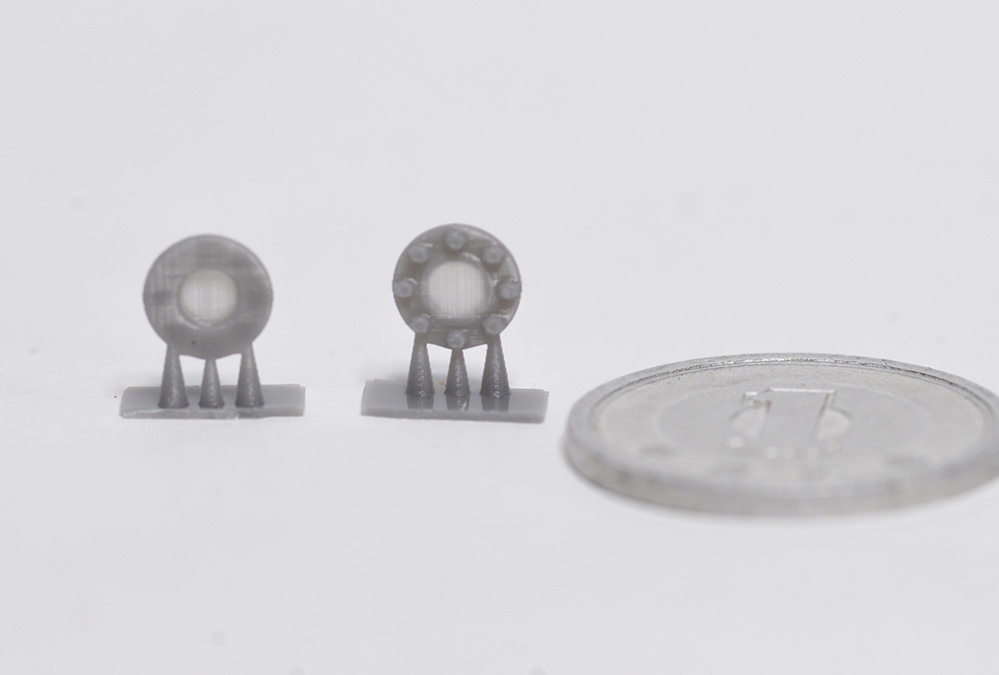 ブラインドフランジ 直径6mm(3mm棒用) 3Dプリンタ出力パーツ