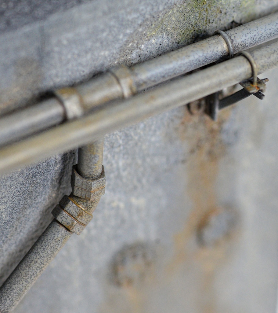 配管支柱 直径3mm2本用 3Dプリンタ出力パーツ