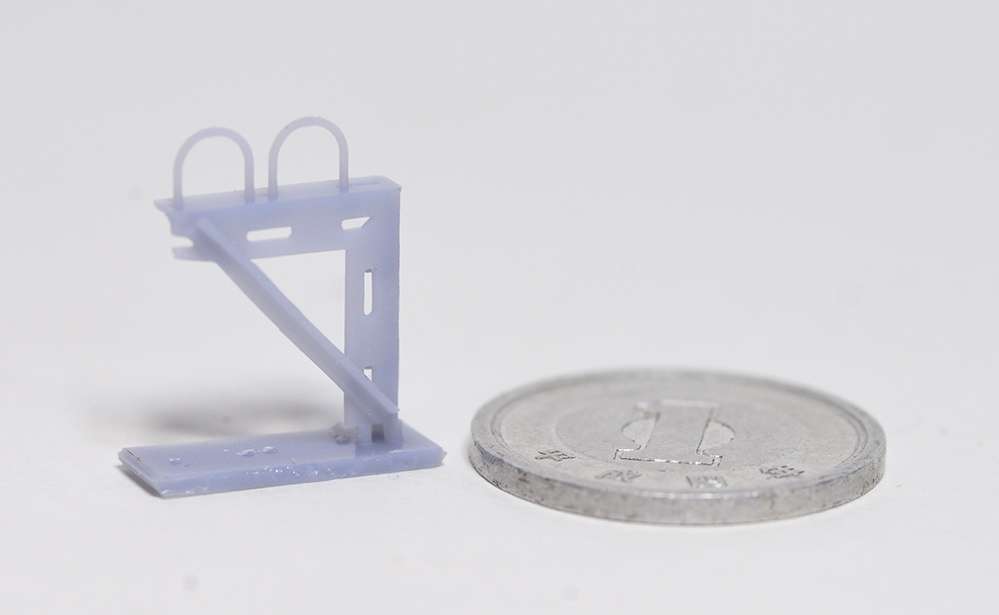 配管支柱 直径3mm2本用 3Dプリンタ出力パーツ