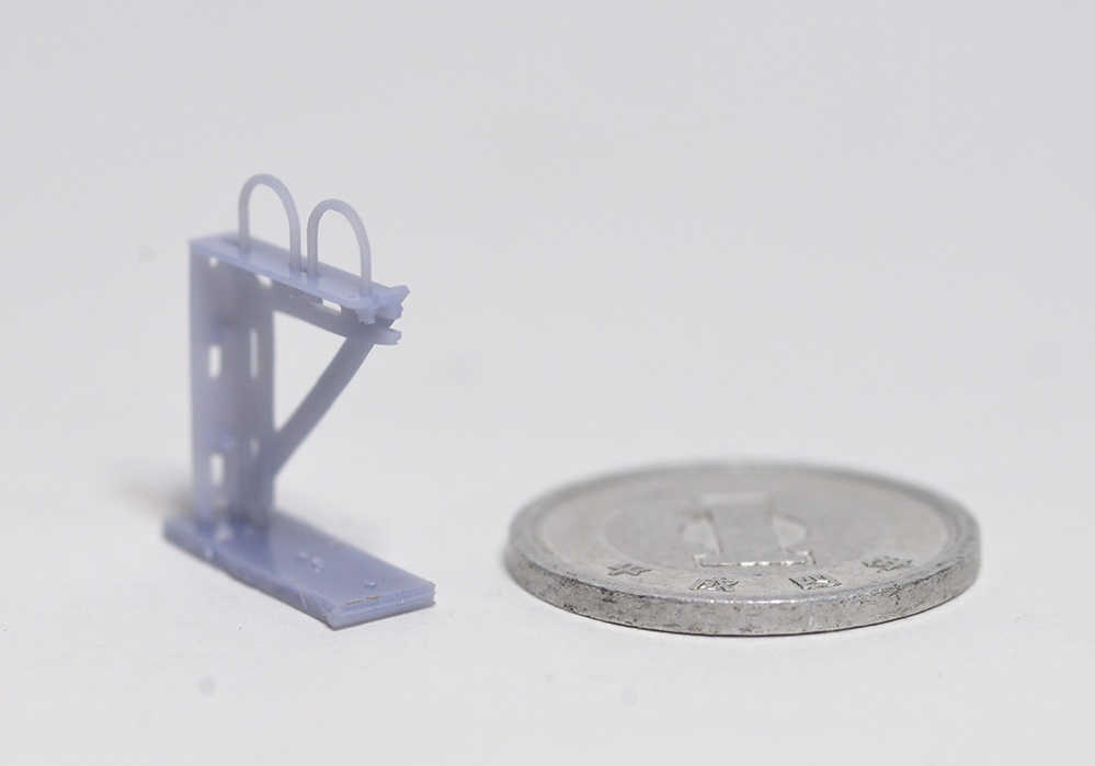 配管支柱 直径3mm2本用 3Dプリンタ出力パーツ