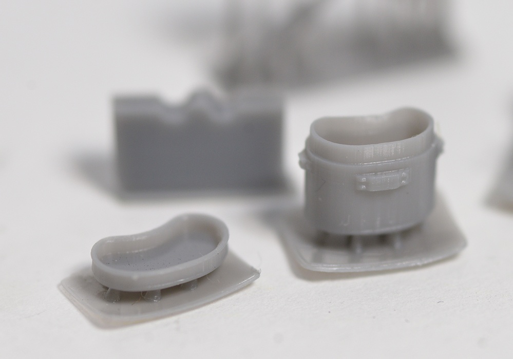 1/24キャンピングクッカーセット 3Dプリンタ出力パーツ