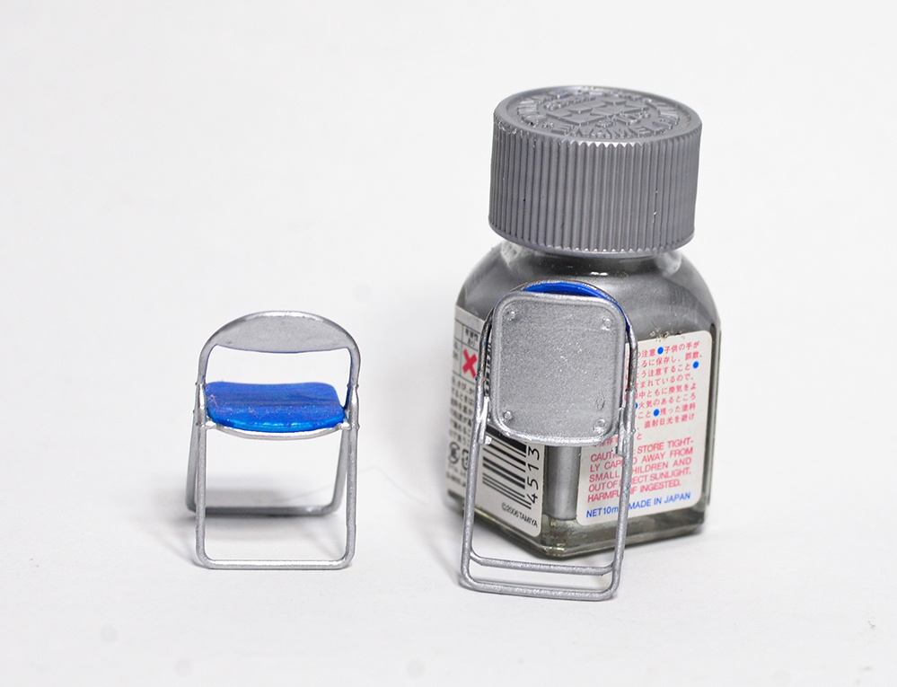 1/24 パイプ椅子(2個セット) 3Dプリンタ出力パーツ