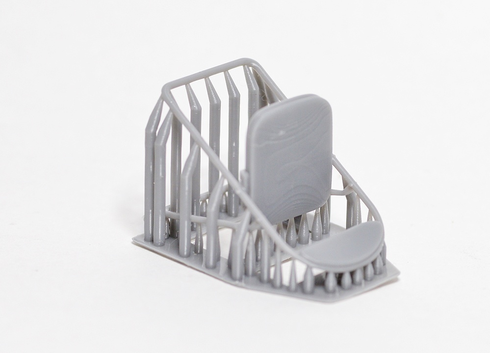 1/24 パイプ椅子(2個セット) 3Dプリンタ出力パーツ