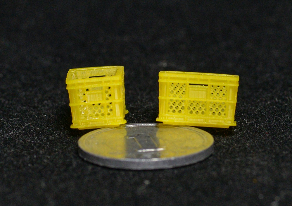 1/43 みかん箱(5個セット) 3Dプリンタ出力パーツ
