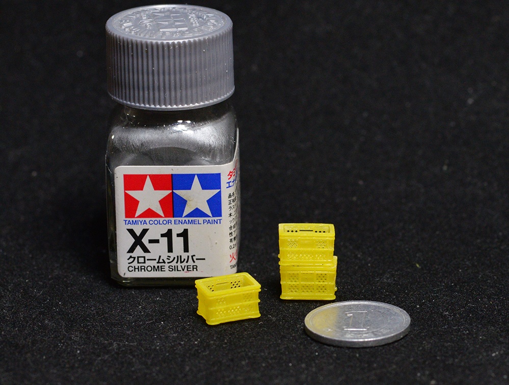 1/48 みかん箱 3Dプリンタ出力パーツ