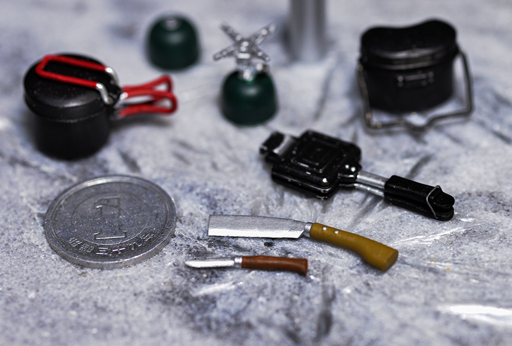 1/12キャンピングクッカーセット 3Dプリント出力未塗装キット