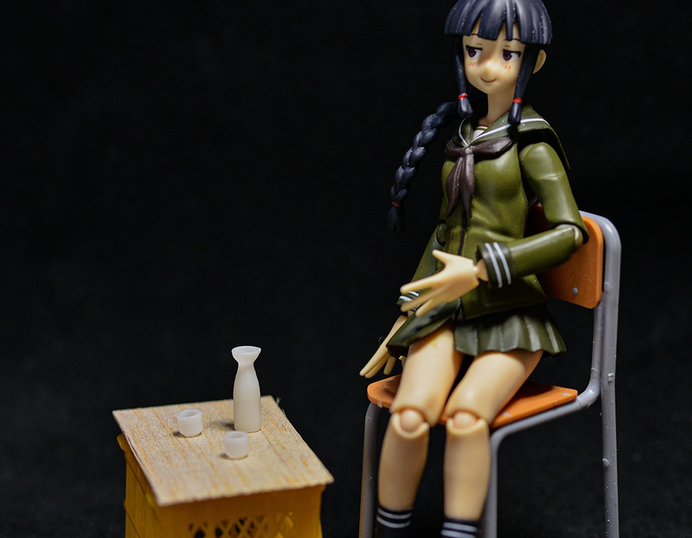 1/12 徳利とお猪口 3Dプリンタ出力パーツ (1/10、1/20、1/24、1/32、1/35、1/45もあり)