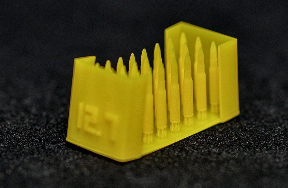 1/12 12.7mmライフル弾(弾頭あり) 3Dプリント出力未塗装キット ykgarage BOOTH