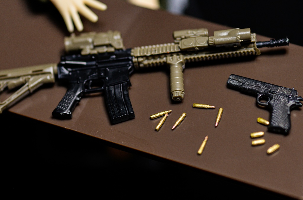 1/12 5.56mmライフル弾(弾頭あり) 3Dプリント出力未塗装キット