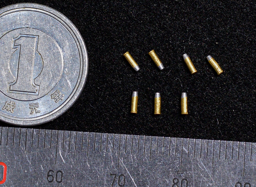 1/12 .44マグナム弾(弾頭あり) 3Dプリント出力未塗装キット